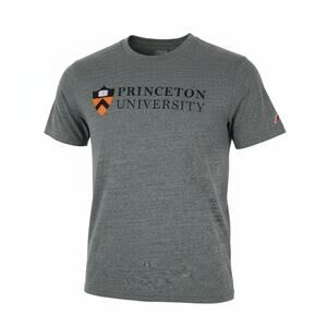 Princeton University T-Shirt‎ Adult Large Gray Spellout League Classic Fit Tee